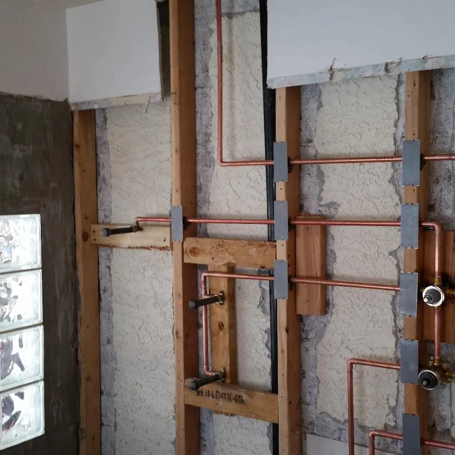 Copper pipe installation for Repiping in Palmview