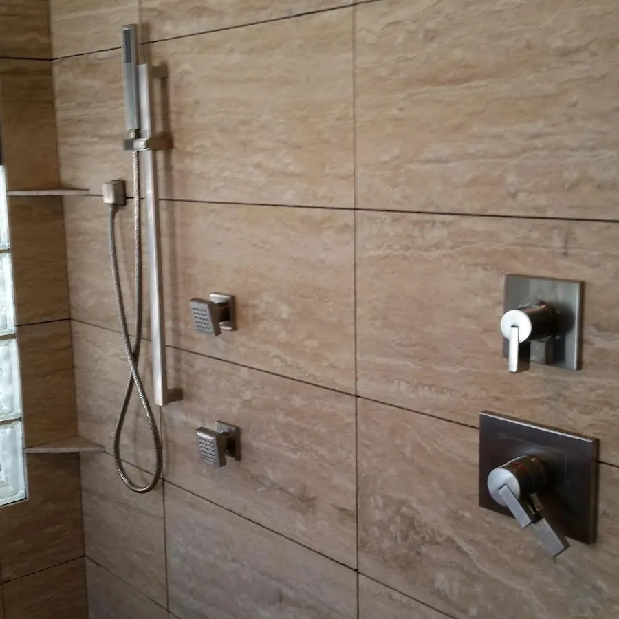 Shower fixture installation for Water Heater Replacement in Palmview
